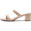 image:imageDREAM PAIRS Womens Two Braided Strap Low Heels For Women Open Toe Block Chunky Heels Sandals Holiday Party Wedding Dress Pumps ShoesNude