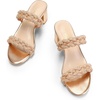 image:imageDREAM PAIRS Womens Two Braided Strap Low Heels For Women Open Toe Block Chunky Heels Sandals Holiday Party Wedding Dress Pumps ShoesRose Goldrhinestone
