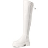 image:imageDREAM PAIRS Womens Platform Over The Knee Boots Lug Sole Round Toe Thigh High Long Chunky Block Heels Fall BootsWhitepu