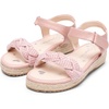 image:imageDREAM PAIRS Girls Espadrille Flatform Platform Wedge Open Toe Summer Sandals for Little Kid Big Kid Casual Vacation or Formal UsePinksuede