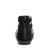 image:imageDREAM PAIRS Girls Gladiator Sandals with Zipper Strappy Sandals ToddlerLittle KidBig KidBlack