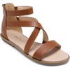 image:imageDREAM PAIRS Girls Gladiator Sandals with Zipper Strappy Sandals ToddlerLittle KidBig KidBrown