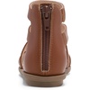 image:imageDREAM PAIRS Girls Gladiator Sandals with Zipper Strappy Sandals ToddlerLittle KidBig KidBrown