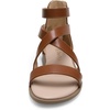image:imageDREAM PAIRS Girls Gladiator Sandals with Zipper Strappy Sandals ToddlerLittle KidBig KidBrown