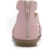 image:imageDREAM PAIRS Girls Gladiator Sandals with Zipper Strappy Sandals ToddlerLittle KidBig KidPink