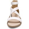 image:imageDREAM PAIRS Girls Gladiator Sandals with Zipper Strappy Sandals ToddlerLittle KidBig KidWhite