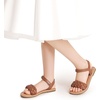 image:imageDREAM PAIRS Girls Sandals Classic Open Toe Braided Flat Sandals Summer Dress ShoesBrown