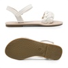 image:imageDREAM PAIRS Girls Sandals Classic Open Toe Braided Flat Sandals Summer Dress ShoesIvory