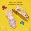 image:imageDREAM PAIRS Girls Sandals ClosedToe Sandals with Interchangeable DIY Flower Dress Summer Shoes ToddlerLittle KidPink