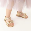 image:imageDREAM PAIRS Girls Sandals Fashion Bow Summer Shoes for ToddlerLittle KidGold