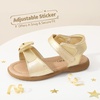 image:imageDREAM PAIRS Girls Sandals Fashion Bow Summer Shoes for ToddlerLittle KidGold