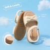 image:imageDREAM PAIRS Girls Sandals Fashion Bow Summer Shoes for ToddlerLittle KidKhaki