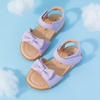 image:imageDREAM PAIRS Girls Sandals Fashion Bow Summer Shoes for ToddlerLittle KidLightPurple