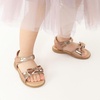 image:imageDREAM PAIRS Girls Sandals Fashion Bow Summer Shoes for ToddlerLittle KidRose Goldmetallic