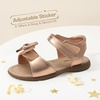 image:imageDREAM PAIRS Girls Sandals Fashion Bow Summer Shoes for ToddlerLittle KidRose Goldmetallic