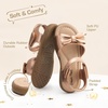 image:imageDREAM PAIRS Girls Sandals Fashion Bow Summer Shoes for ToddlerLittle KidRose Goldmetallic
