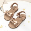 image:imageDREAM PAIRS Girls Sandals Fashion Bow Summer Shoes for ToddlerLittle KidRose Goldmetallic