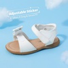 image:imageDREAM PAIRS Girls Sandals Fashion Bow Summer Shoes for ToddlerLittle KidWhite