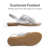 image:imageDREAM PAIRS Girls Sandals Gladiator Braided Flat Open Toe Summer Sandals