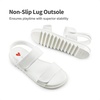 image:imageDREAM PAIRS Girls Sandals Glitter Two Strapped Casual Open Toe Sandals Little KidBig KidWhitepu