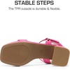 image:imageDREAM PAIRS Girls Sandals Open Toe Low Block Chunky Heels Sandals Party Dress Pumps Shoes for Little Big KidHot Pink