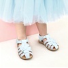 image:imageDREAM PAIRS Girls ToddlerLittle Kid ClosedToe Flower Summer Dress Sandals ShoesLight Blue