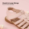 image:imageDREAM PAIRS Girls ToddlerLittle Kid ClosedToe Flower Summer Dress Sandals ShoesPink