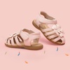 image:imageDREAM PAIRS Girls ToddlerLittle Kid ClosedToe Flower Summer Dress Sandals ShoesPink
