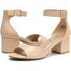 image:imageDREAM PAIRS Women Chunky Block Heels Open Toe Ankle Strap Buckle Comfortable Heeled Sandals Wedding Party Dress ShoesBeige