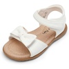 image:imageDREAM PAIRS Girls Sandals Fashion Bow Summer Shoes for ToddlerLittle KidWhite