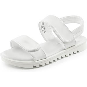 image:imageDREAM PAIRS Girls Sandals Glitter Two Strapped Casual Open Toe Sandals Little KidBig KidWhitepu