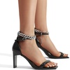 image:imageDREAM PAIRS Black High Heels Chunky Block Square Toe Heels for Women Sexy Dressy Open Toe Chain Heel Sandals Size 8 SDHS2231W