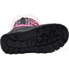 image:imageDREAM PAIRS Boys Girls Snow Boots WaterResistant Outdoor Warm Cozy AntiSlip Mid Calf Faux Fur Lining Insulated Winter Shoes for LittleBig KidsBlackPink