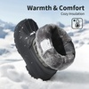 image:imageDREAM PAIRS Boys Girls Snow Boots Waterproof Outdoor Warm Cozy AntiSlip Mid Calf Faux Fur Lining Winter Shoes for LittleBig KidsBlackGreyRed