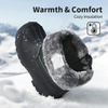 image:imageDREAM PAIRS Boys Girls Snow Boots Waterproof Outdoor Warm Cozy AntiSlip Mid Calf Faux Fur Lining Winter Shoes for LittleBig KidsBlackNeonGreen