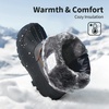 image:imageDREAM PAIRS Boys Girls Snow Boots Waterproof Outdoor Warm Cozy AntiSlip Mid Calf Faux Fur Lining Winter Shoes for LittleBig KidsNavyGreyOrange