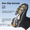image:imageDREAM PAIRS Kids Waterproof Snow Boots with Hook and Loop Mid Calf Faux Fur Lining Winter BootsBlack