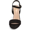 image:imageDREAM PAIRS Womens Chunky Heels Open Toe Ankle Strap High Block Comfy Dress Heel Sandals Pumps ShoesBlackSuede