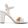 image:imageDREAM PAIRS Womens Chunky Heels Open Toe Ankle Strap High Block Comfy Dress Heel Sandals Pumps ShoesSilver