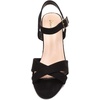 image:imageDREAM PAIRS Womens Chunky Heels Open Toe Ankle Strap Sparkly Heels Pump SandalsBlackSuede