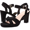 image:imageDREAM PAIRS Womens Chunky Heels Open Toe Ankle Strap Sparkly Heels Pump SandalsBlackSuede