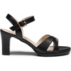 image:imageDREAM PAIRS Womens Chunky Heels Open Toe Ankle Strap Sparkly Heels Pump SandalsBlackpu