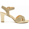 image:imageDREAM PAIRS Womens Chunky Heels Open Toe Ankle Strap Sparkly Heels Pump SandalsGoldGlitter