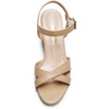 image:imageDREAM PAIRS Womens Chunky Heels Open Toe Ankle Strap Sparkly Heels Pump SandalsNudepu