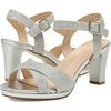 image:imageDREAM PAIRS Womens Chunky Heels Open Toe Ankle Strap Sparkly Heels Pump SandalsSilverGlitter