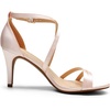 image:imageDREAM PAIRS Womens Fashion Stilettos Open Toe Pump Heel SandalsChampagnesatin