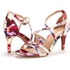 image:imageDREAM PAIRS Womens Fashion Stilettos Open Toe Pump Heel SandalsFloral