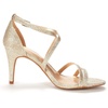 image:imageDREAM PAIRS Womens Fashion Stilettos Open Toe Pump Heel SandalsGoldGlitter