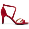 image:imageDREAM PAIRS Womens Fashion Stilettos Open Toe Pump Heel SandalsRedsuede