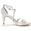 image:imageDREAM PAIRS Womens Fashion Stilettos Open Toe Pump Heel SandalsSilverGlitter